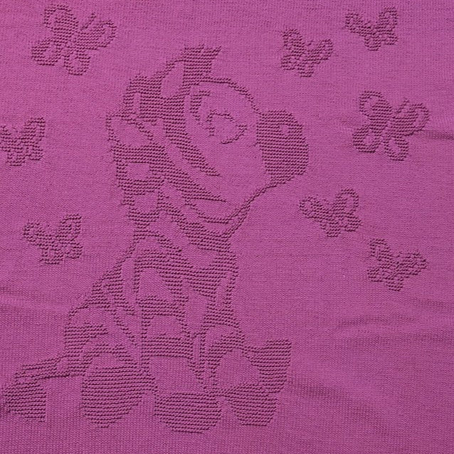 Strickanleitung für eine Babydecke Zebra mit Schmetterlingen, ca. 82 x 83 cm